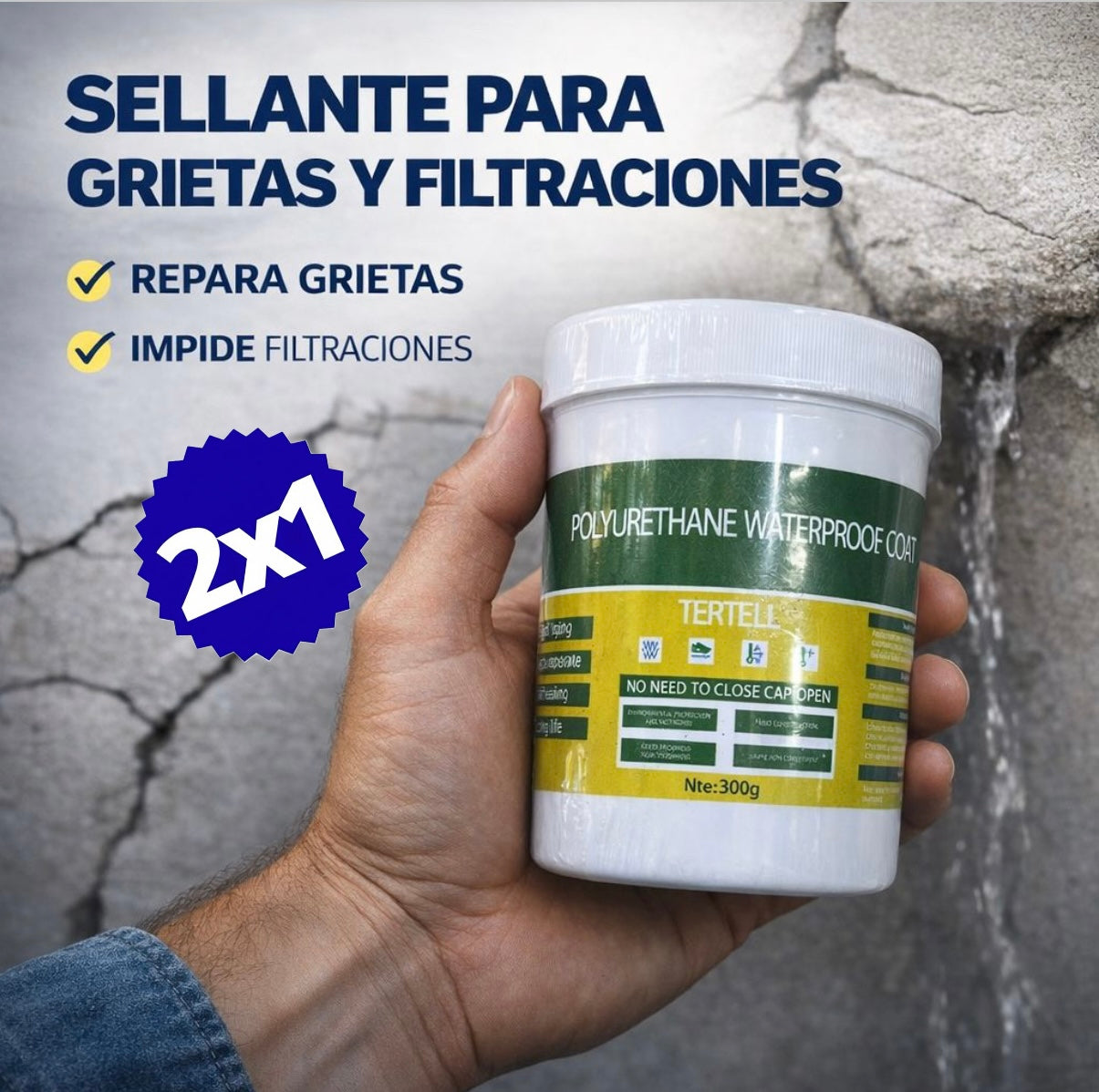 2X1 SELLADOR IMPERMEABLE INVISIBLE | TAPIA™