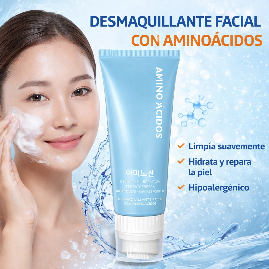 DESMAQUILLANTE FACIAL CON AMINOACIDOS | LUMÉA™
