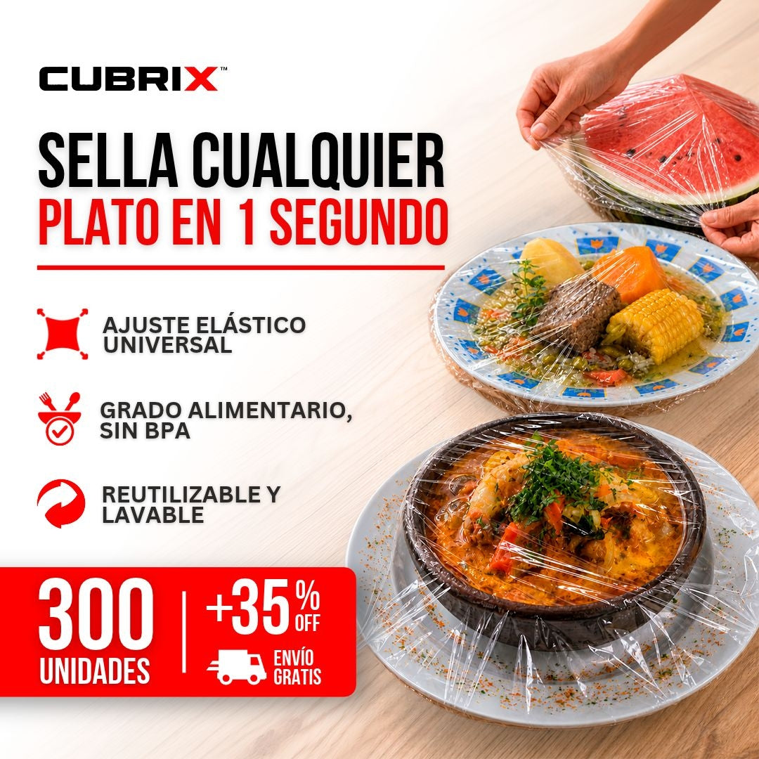 300 BOLSAS RECUBRE ALIMENTOS | CUBRIX™