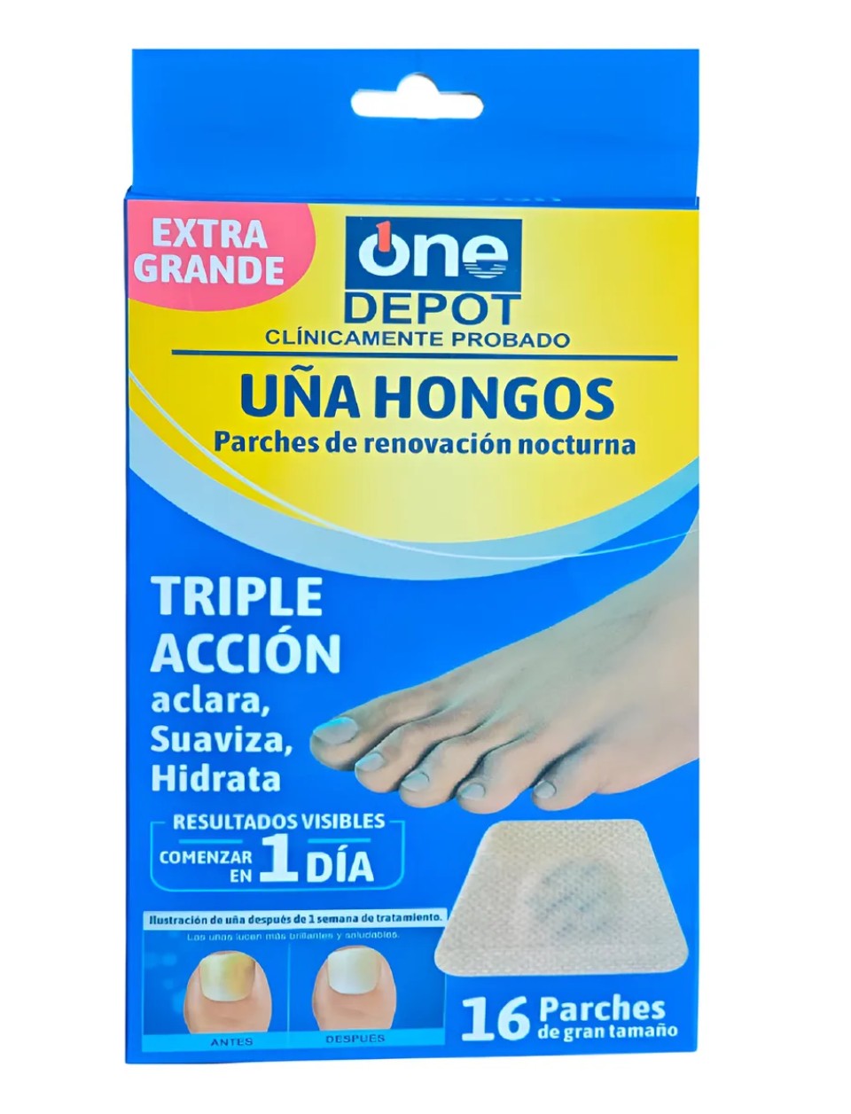 PARCHES ANTI-HONGOS PARA UÑAS | SANELIK™