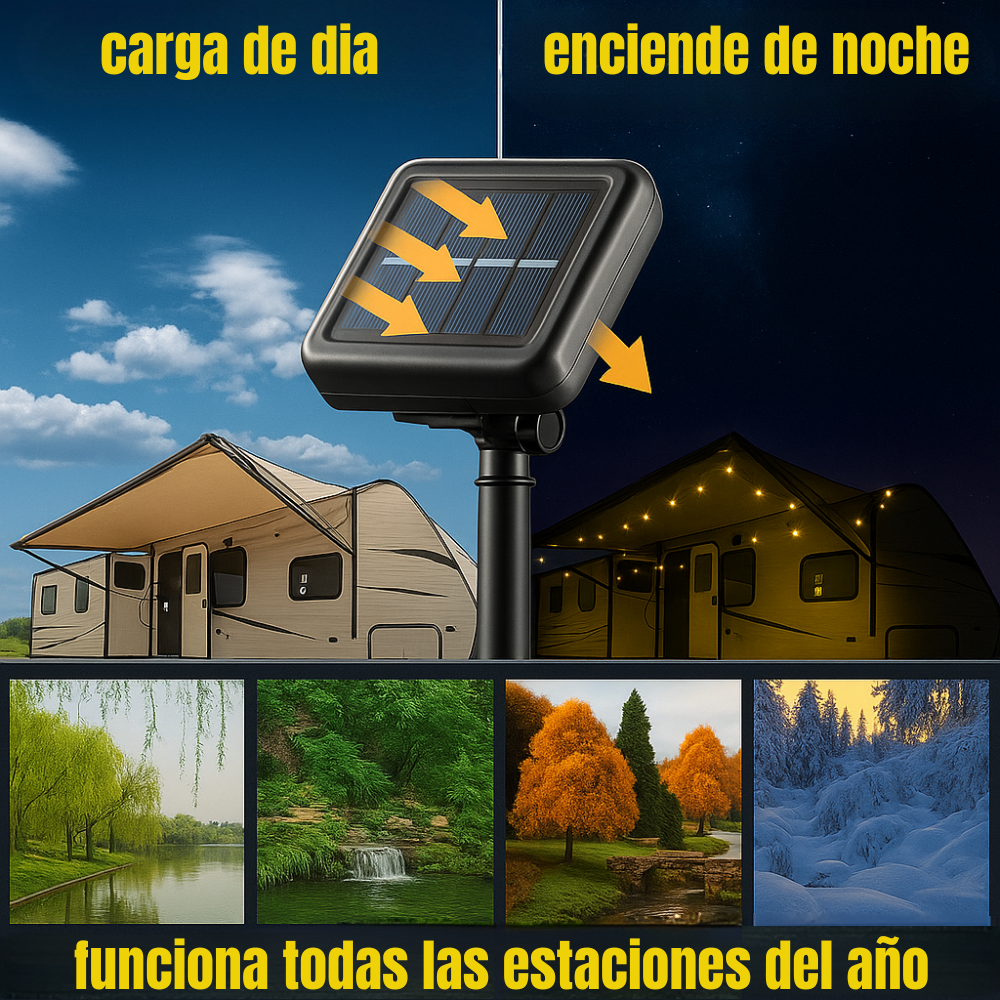 LUCES DECORATIVAS CARGA SOLAR | LUMICA™