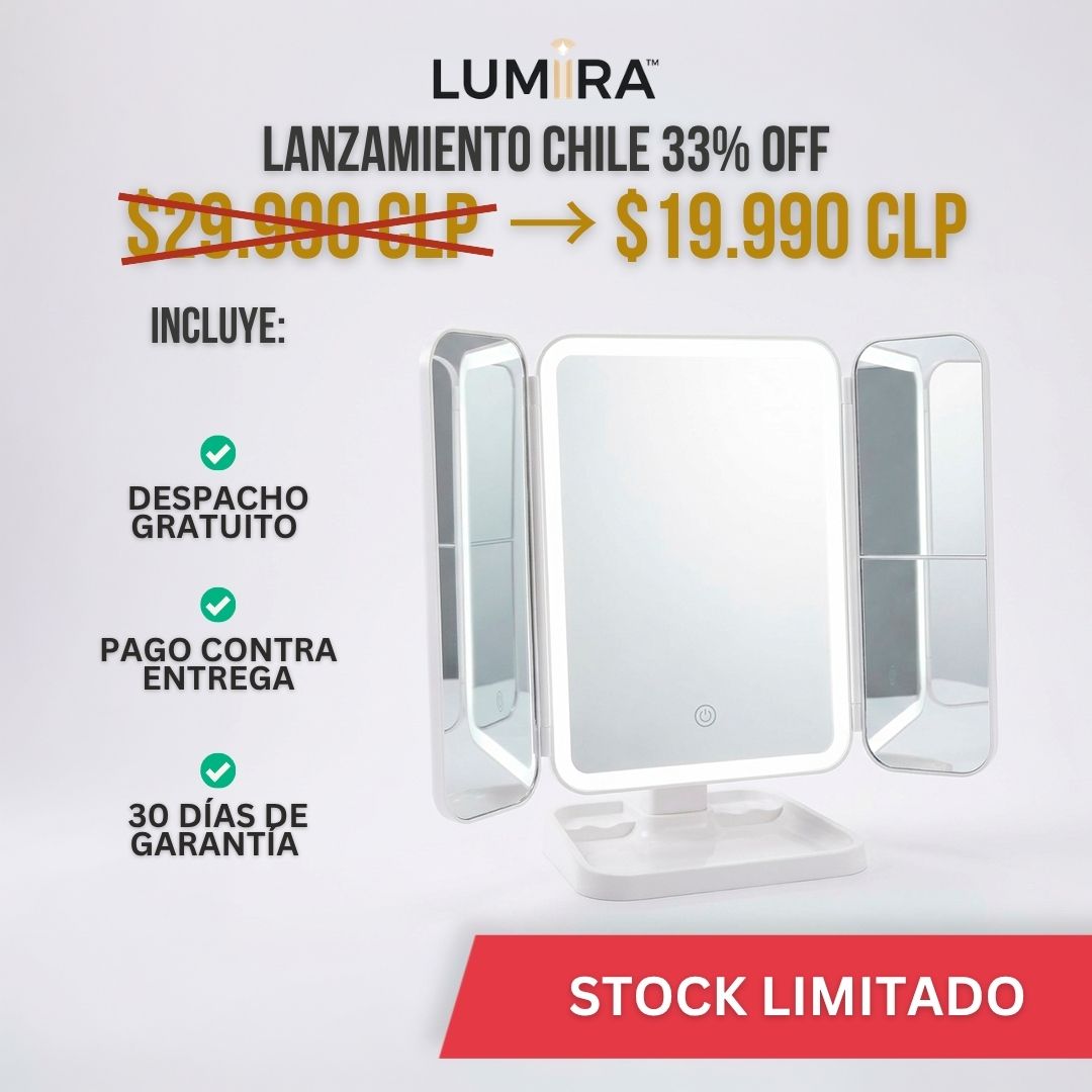 ESPEJO DE MAQUILLAJE LED | LUMIRA™