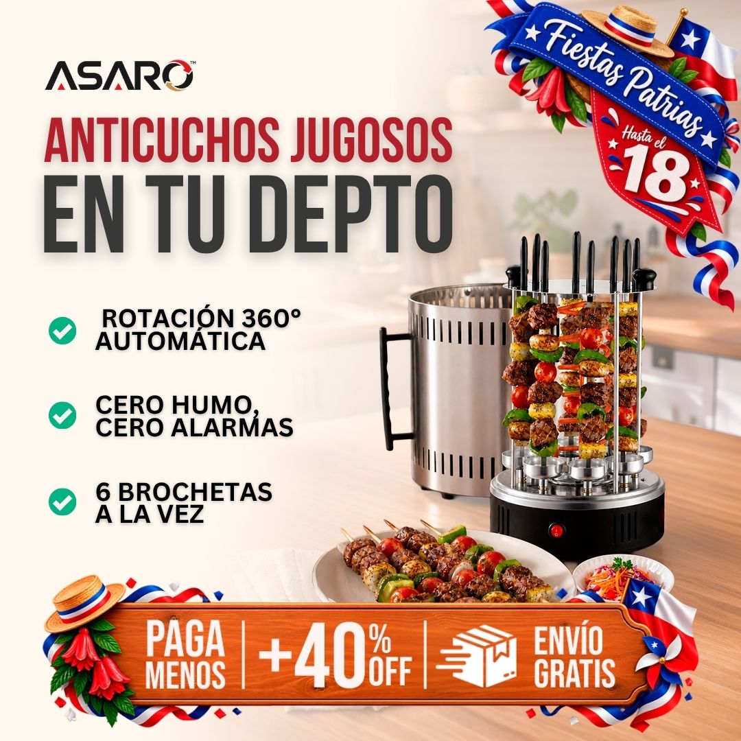 MÁQUINA PARA ANTICUCHOS | ASARO™