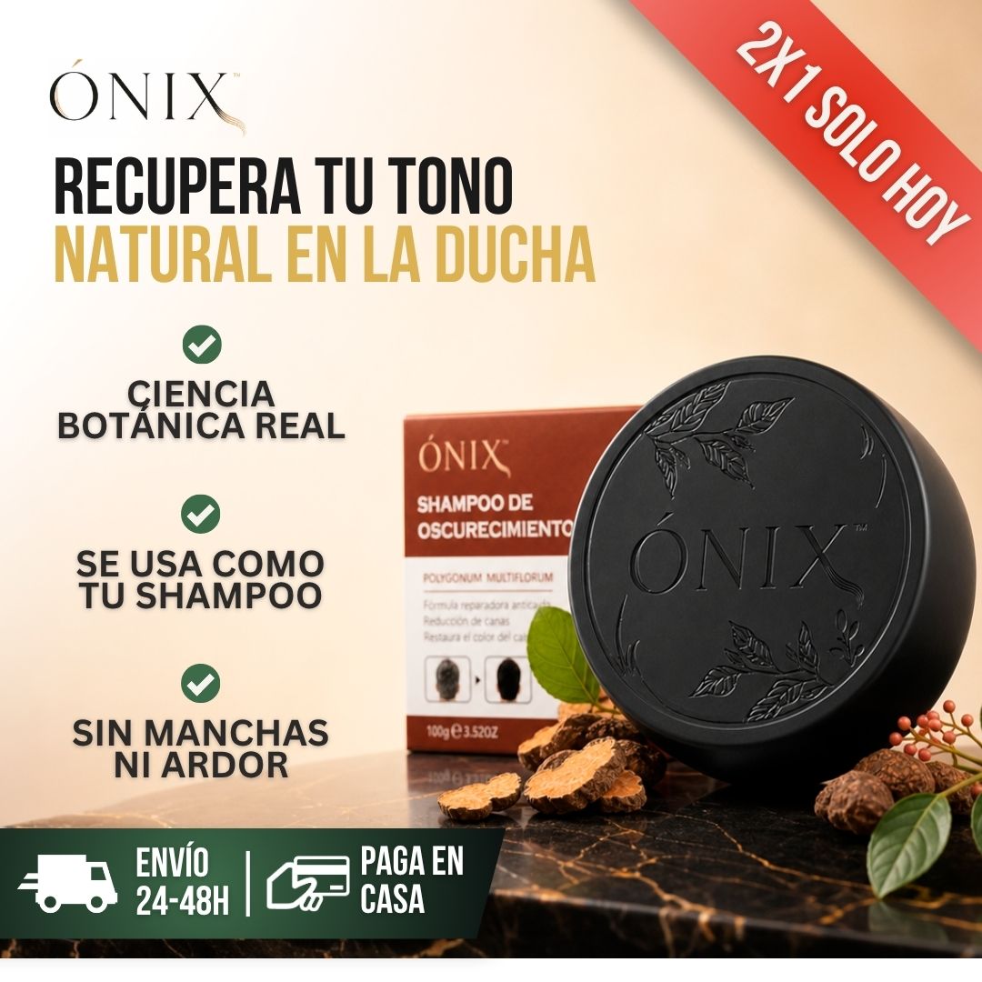 SHAMPOO EN BARRA ANTICANAS (LLEVA 2, PAGA 1) | ÓNIX™