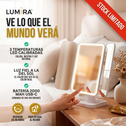 ESPEJO DE MAQUILLAJE LED | LUMIRA™