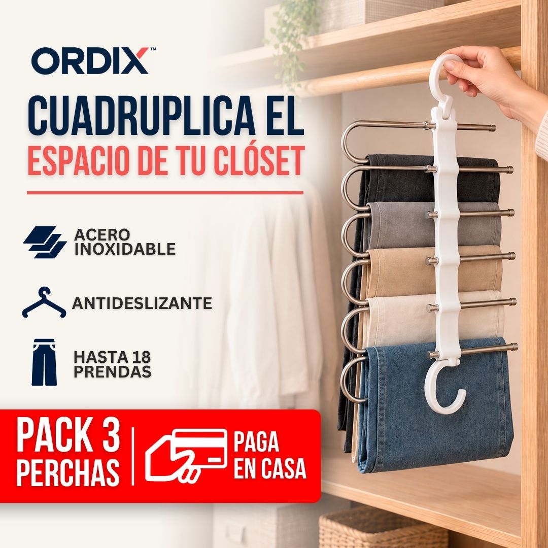 PACK 3 PERCHAS MÁGICAS MULTIFUNCIONALES | ORDIX™