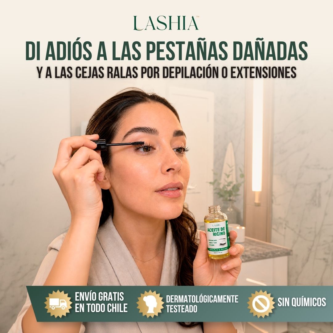 2X1 SÉRUM DE RICINO PARA CRECIMIENTO DE PESTAÑAS | LASHIA™