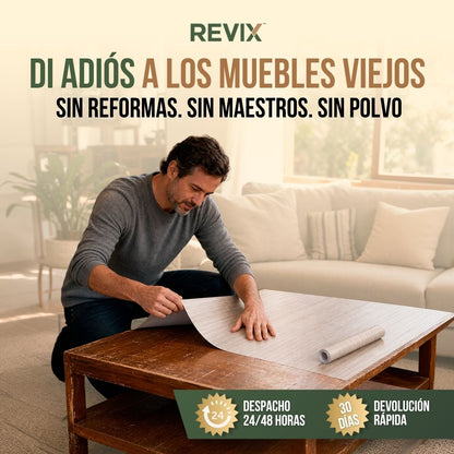 ROLLO ADHESIVO PARA RENOVAR MUEBLES 10 METROS | REVIX™