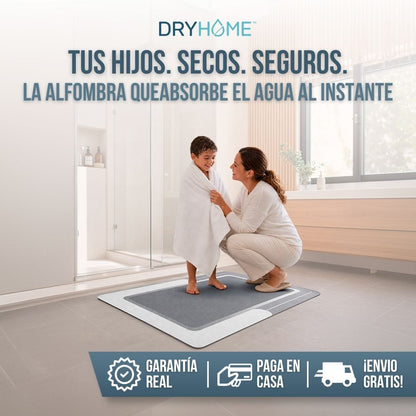 2x1 ALFOMBRA DE BAÑO ANTIDESLIZANTE DRYHOME™ SECADO RÁPIDO + CERO RESBALONES