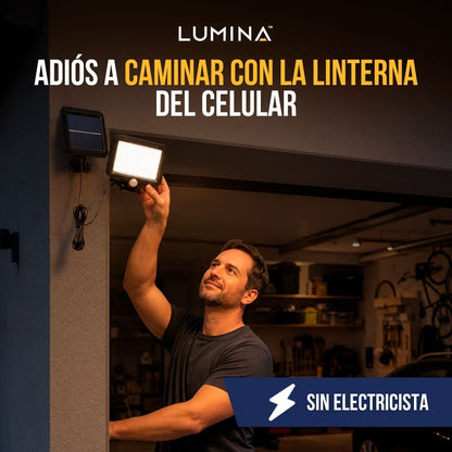 FOCO SOLAR CON SENSOR DE MOVIMIENTO (PAGA 1, LLEVA 2) | LUMINA™