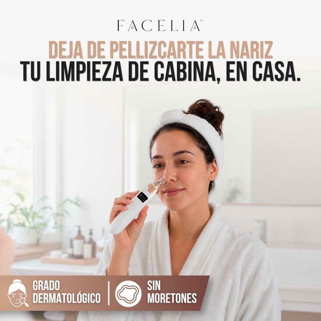 REMOVEDOR DE PUNTOS NEGROS PARA LIMPIEZA FACIAL PROFUNDA | FACELIA™