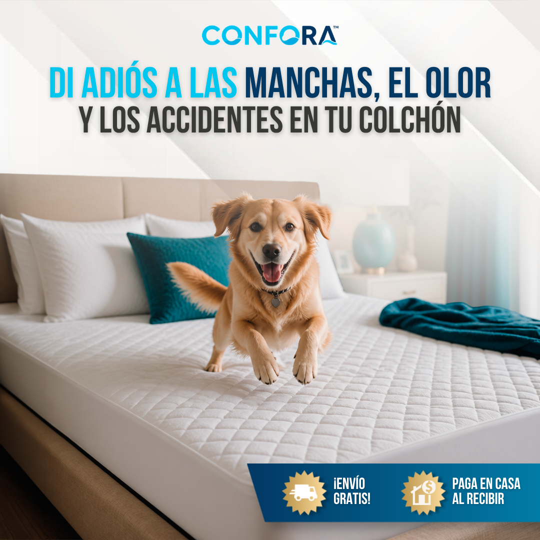 PROTECTOR DE COLCHÓN 100% IMPERMEABLE | CONFORA™