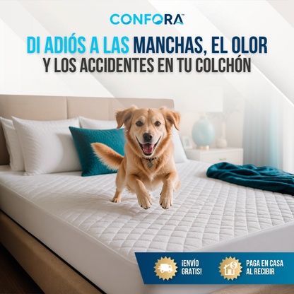 PROTECTOR DE COLCHÓN 100% IMPERMEABLE | CONFORA™