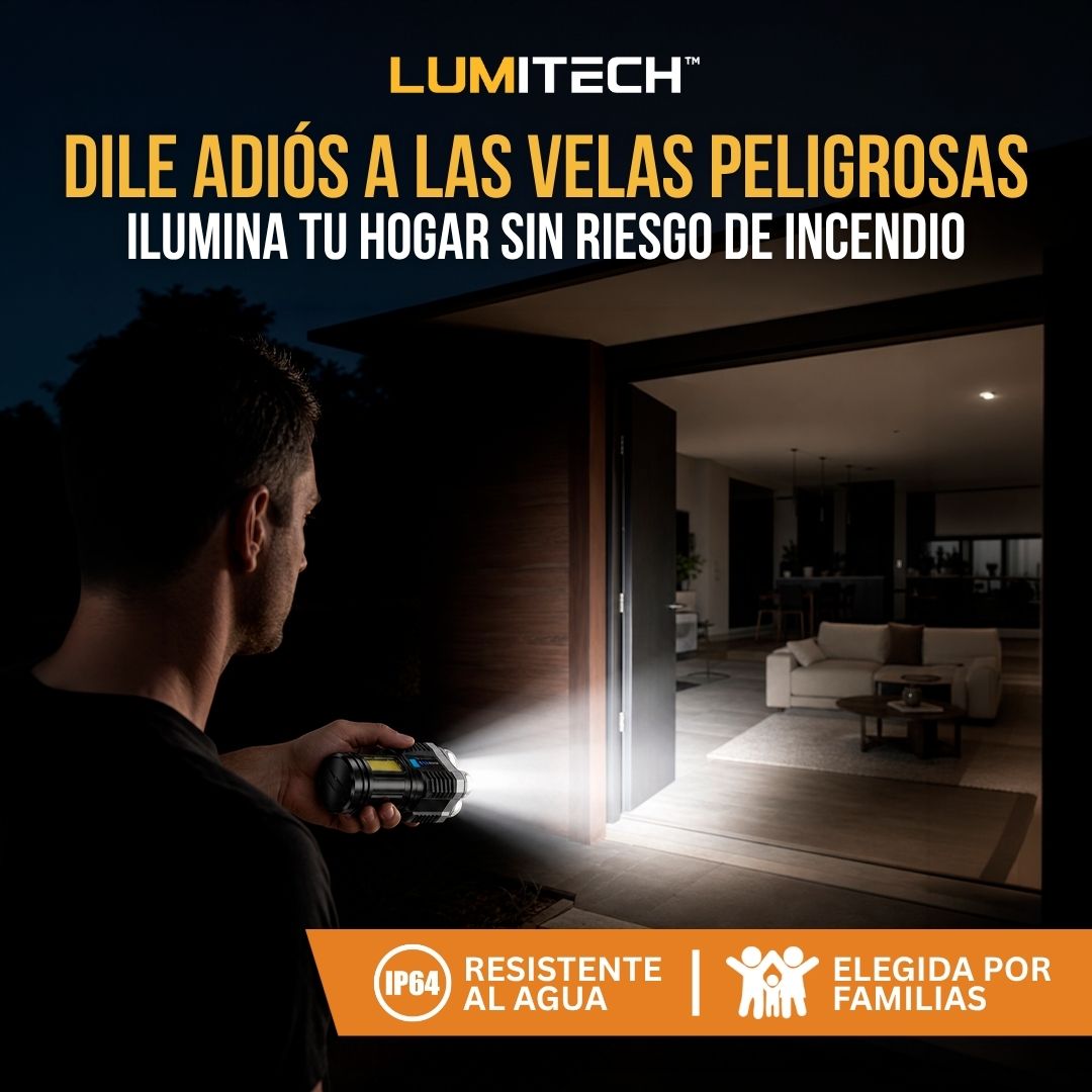 2x1 LINTERNA MAGNÉTICA DE SEGURIDAD | LUMITECH™