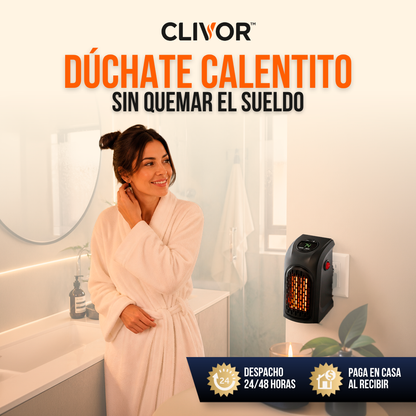 CALEFACTOR DE PARED COMPACTO AHORRADOR | CLIVOR™