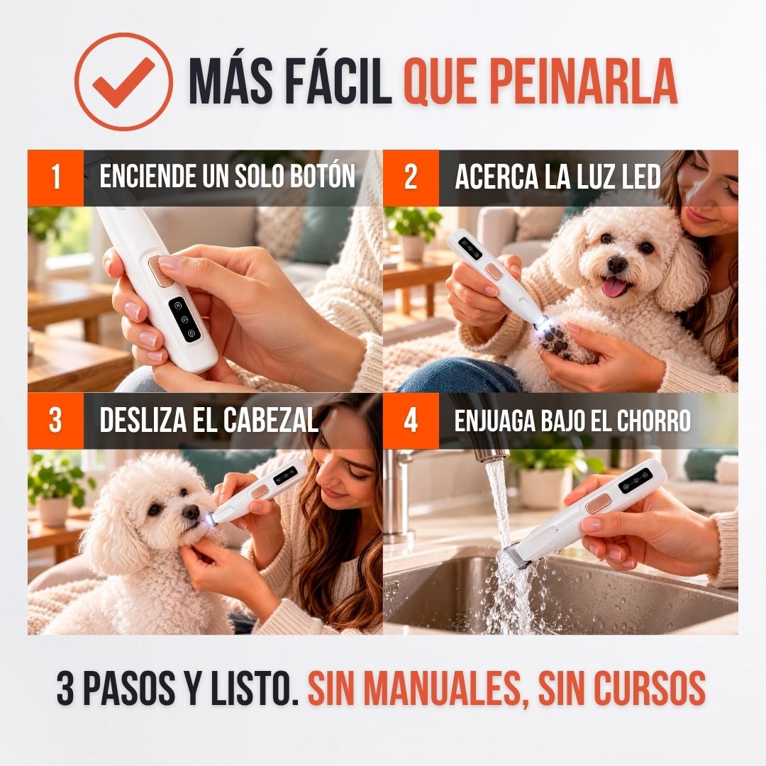MÁQUINA RECORTADOR DE PELOS PARA MASCOTAS | PETMY™