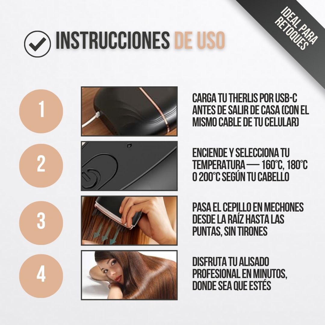 CEPILLO QUE ALISA RÁPIDO | THERLIS™