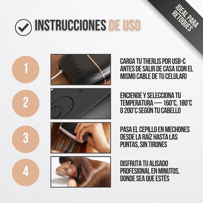 CEPILLO QUE ALISA RÁPIDO | THERLIS™
