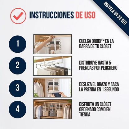 PACK 3 PERCHAS MÁGICAS MULTIFUNCIONALES | ORDIX™