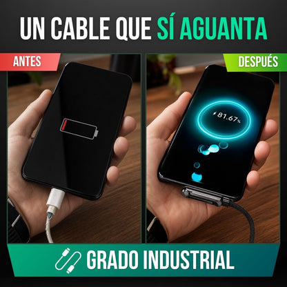 CABLE DE CARGA RÁPIDA TIPO C (LLEVA 2, PAGA 1) | VOLTRA™