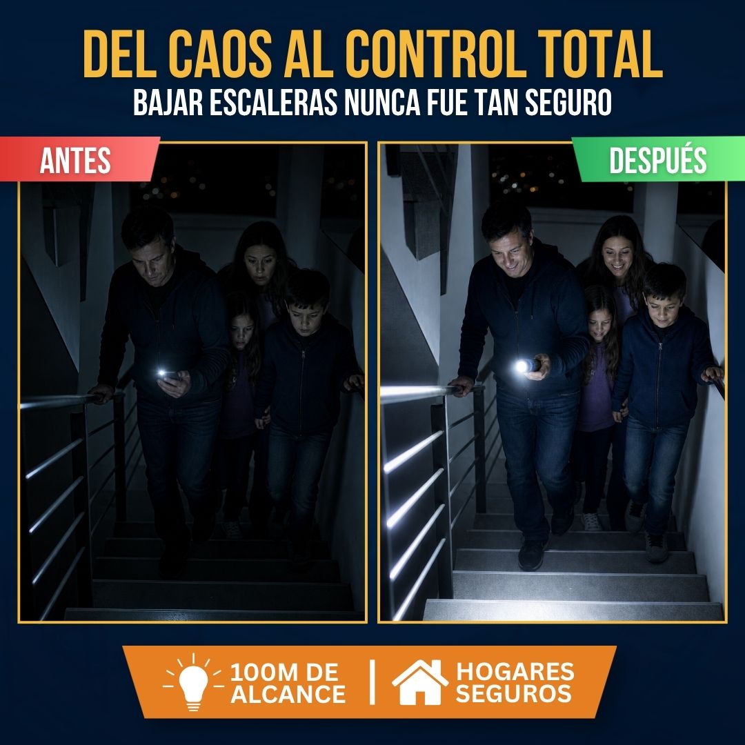2x1 LINTERNA MAGNÉTICA DE SEGURIDAD | LUMITECH™