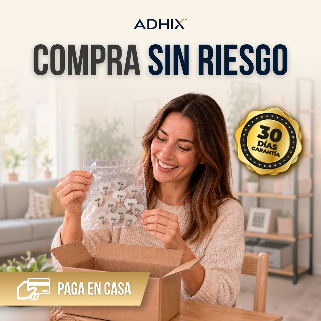 PACK 24 GANCHOS SÚPER ADHERENTES | ADHIX™