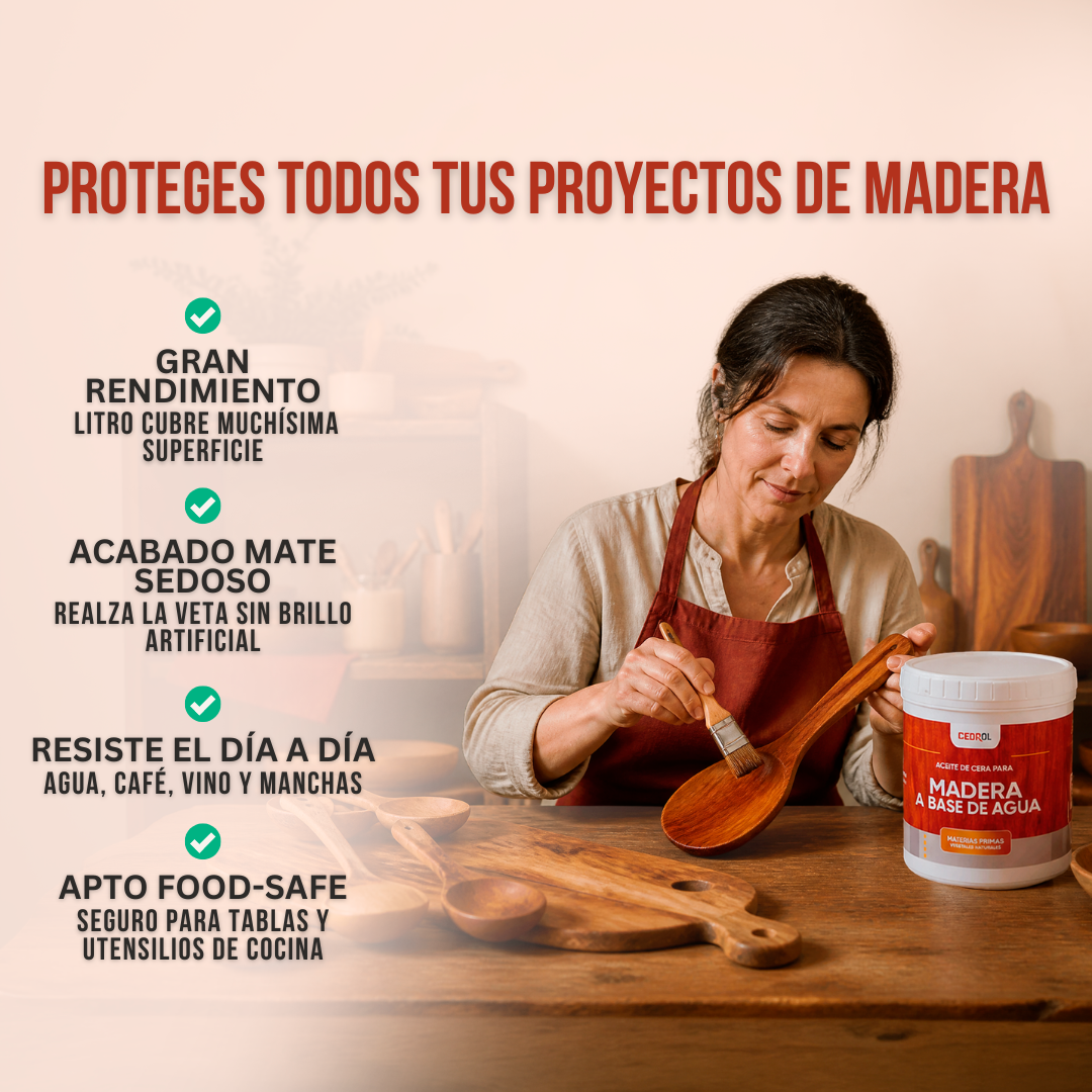 ACEITE PARA NUTRIR MADERA (1 LITRO) | CEDROL™