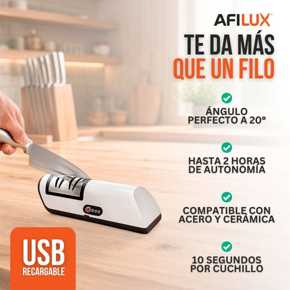 AFILADOR DE CUCHILLOS ELÉCTRICO | AFILUX™