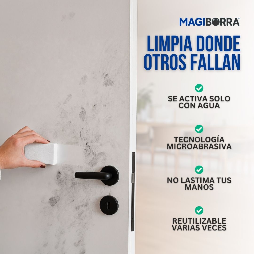 ESPONJA MÁGICA BORRA MANCHAS (LLEVA 3 CAJAS, PAGA SOLO 1) | MAGIBORRA™