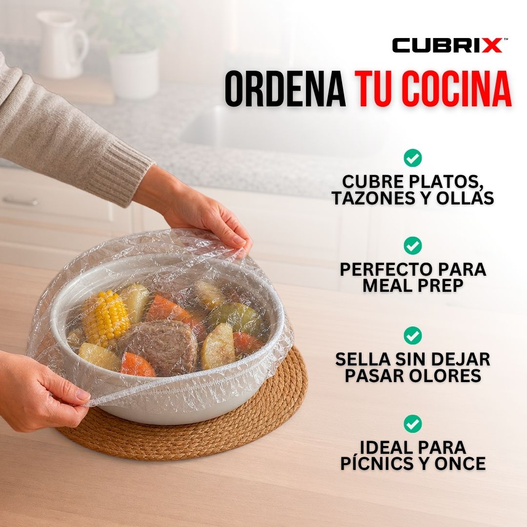 PACK 300 BOLSAS RECUBRE ALIMENTOS |  CUBRIX™