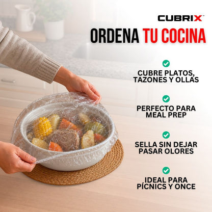 PACK 300 BOLSAS RECUBRE ALIMENTOS |  CUBRIX™
