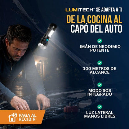 2x1 LINTERNA MAGNÉTICA DE SEGURIDAD | LUMITECH™
