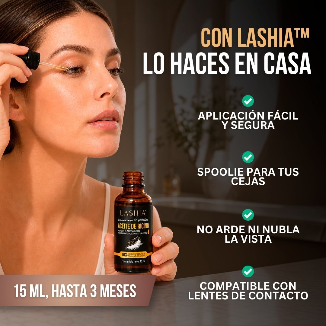 SÉRUM PARA CRECIMIENTO DE PESTAÑAS (LLEVA 2, PAGA 1) | LASHIA™