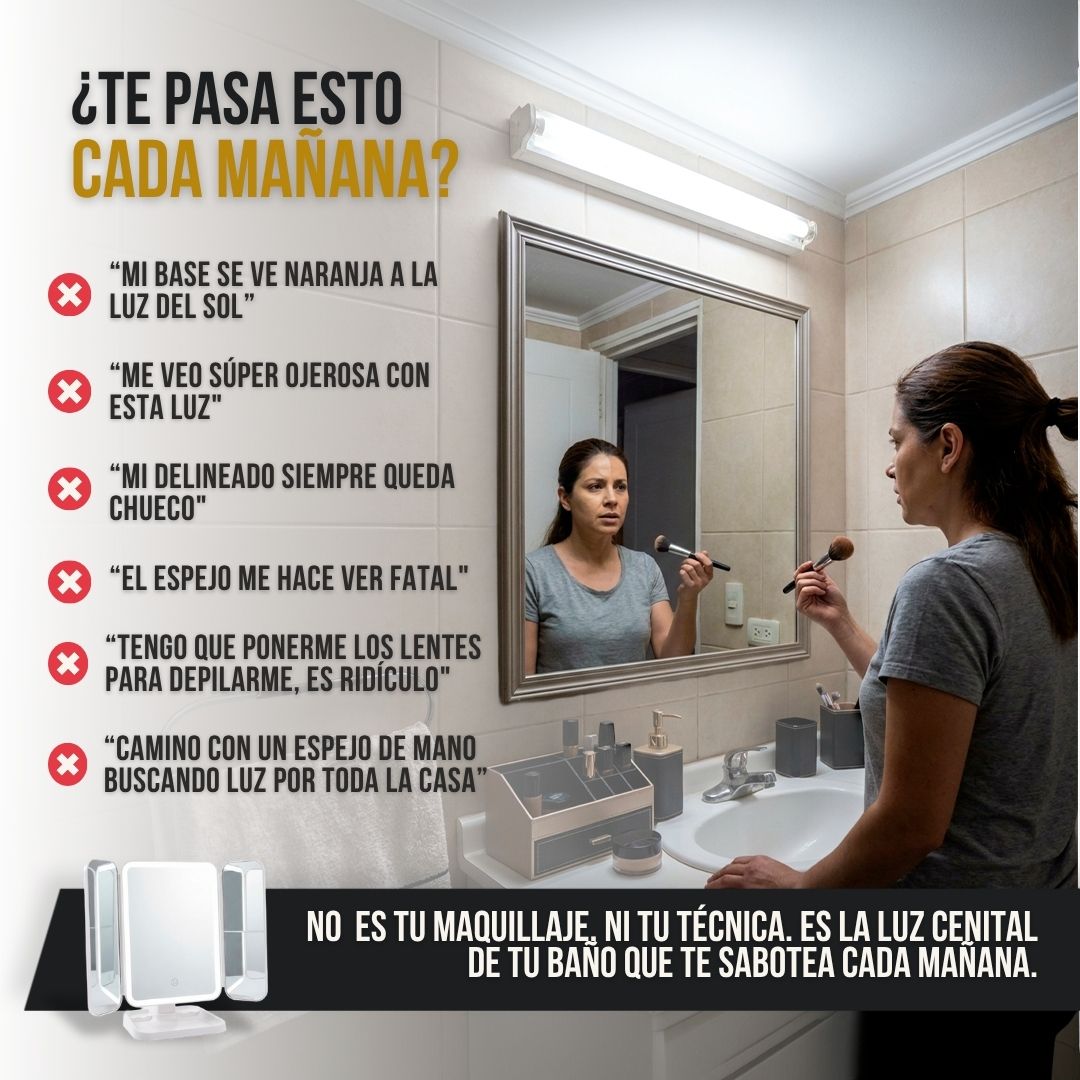 ESPEJO DE MAQUILLAJE LED | LUMIRA™