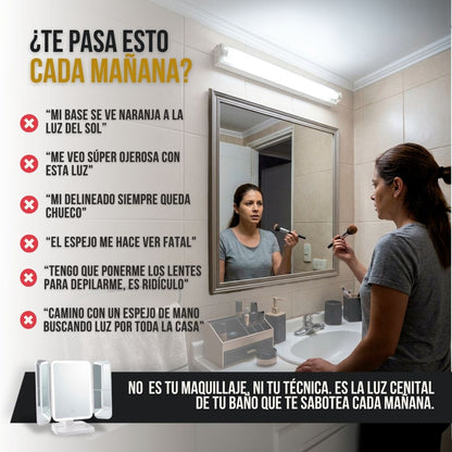 ESPEJO DE MAQUILLAJE LED | LUMIRA™