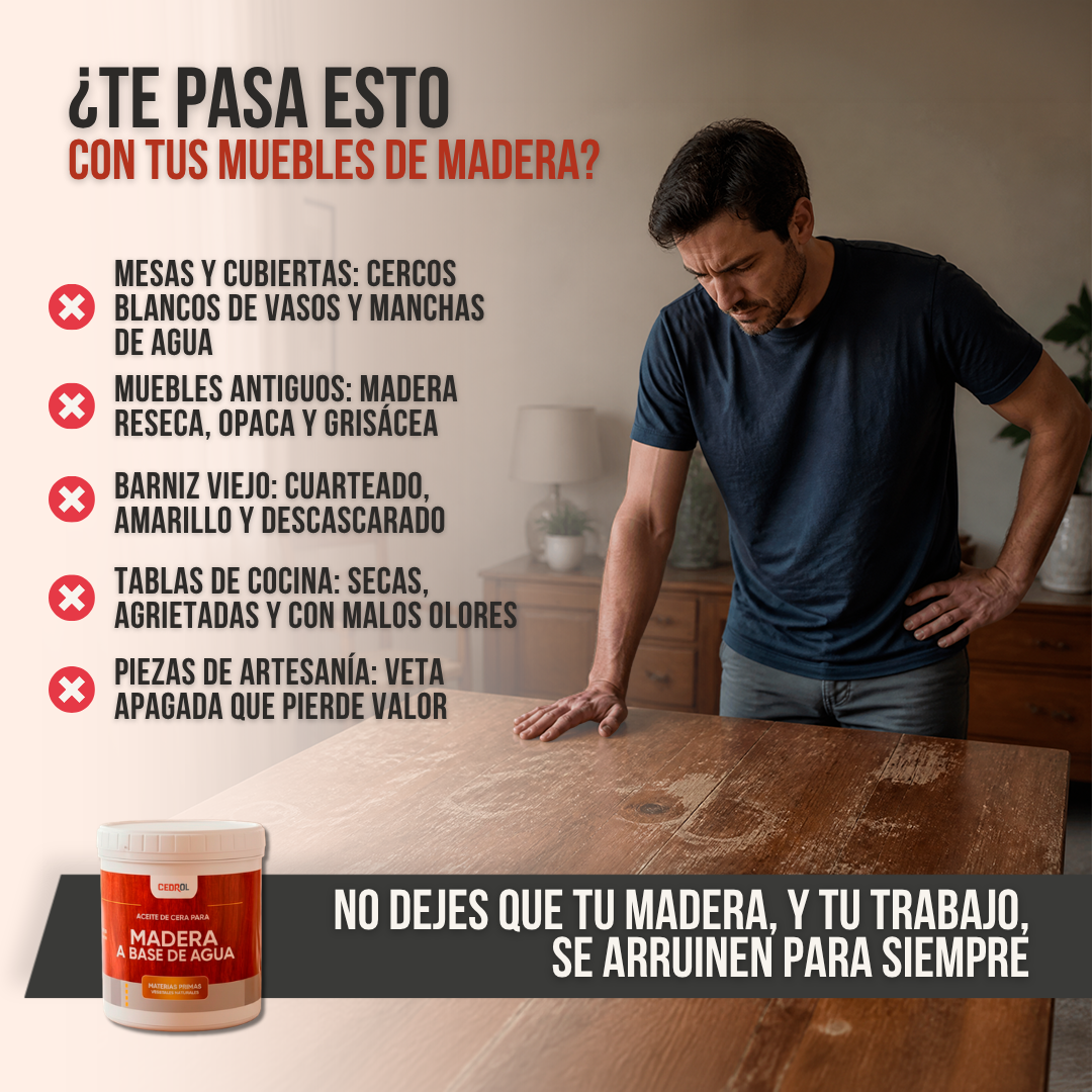 ACEITE PARA NUTRIR MADERA (1 LITRO) | CEDROL™