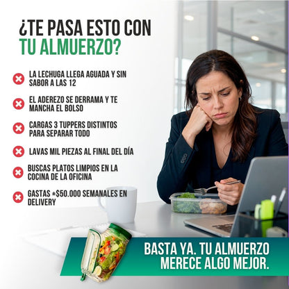 ENVASE PARA ENSALADA CON ALIÑO APARTE · FRESKIA™
