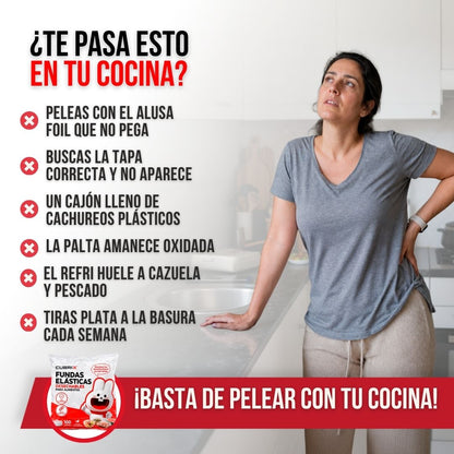 PACK 300 BOLSAS RECUBRE ALIMENTOS |  CUBRIX™