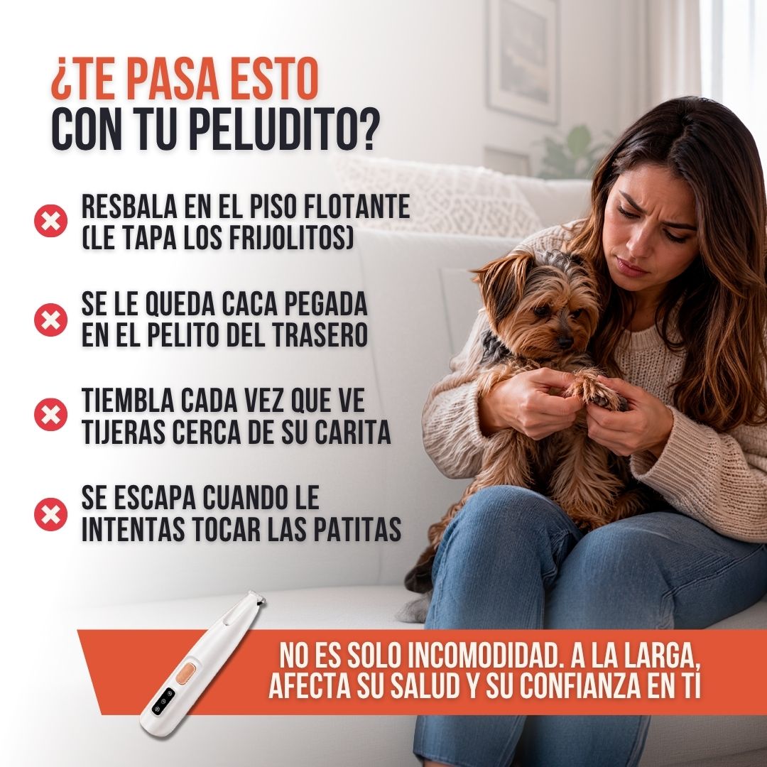 MÁQUINA RECORTADOR DE PELOS PARA MASCOTAS | PETMY™