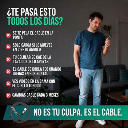 CABLE DE CARGA RÁPIDA TIPO C (LLEVA 2, PAGA 1) | VOLTRA™