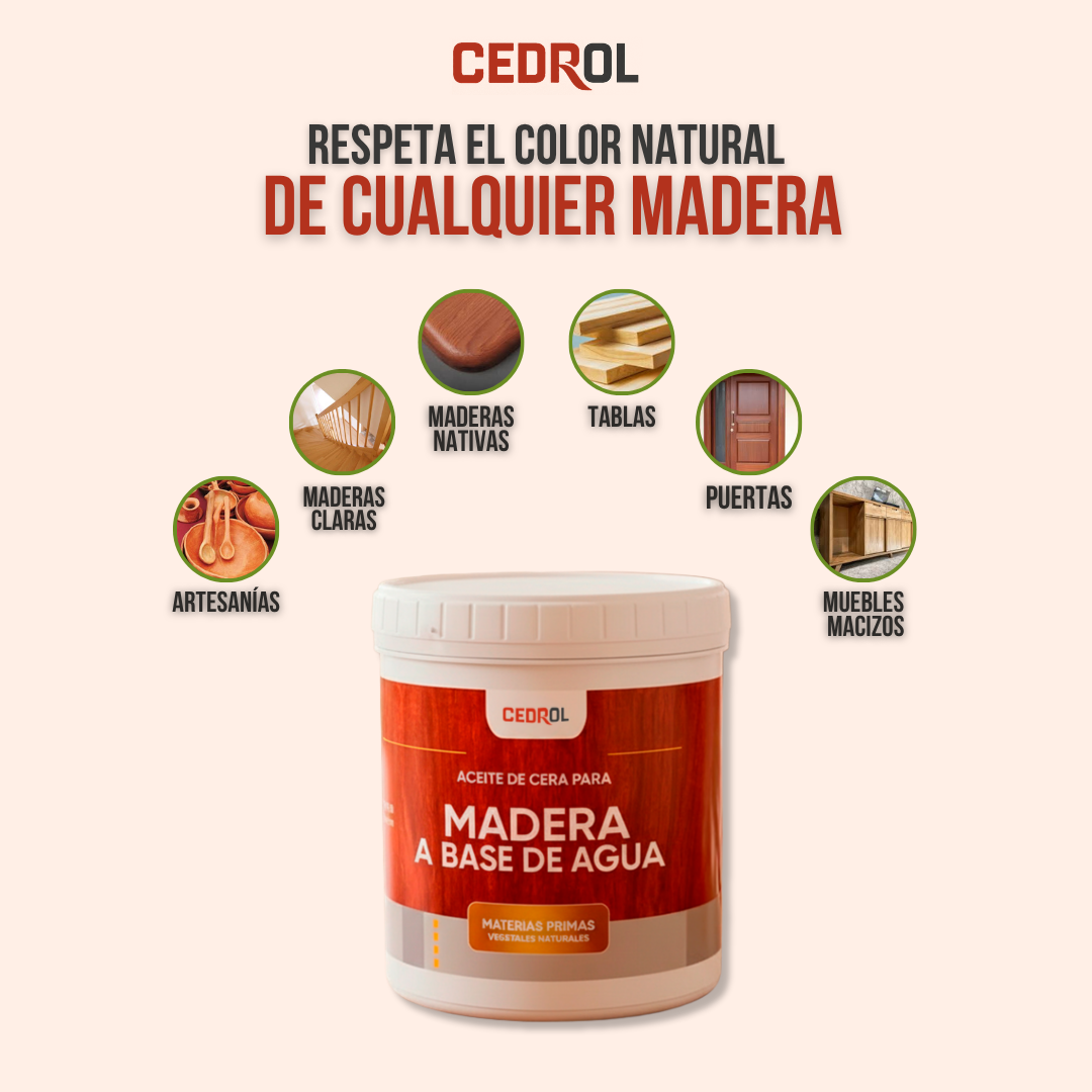 ACEITE PARA NUTRIR MADERA (1 LITRO) | CEDROL™