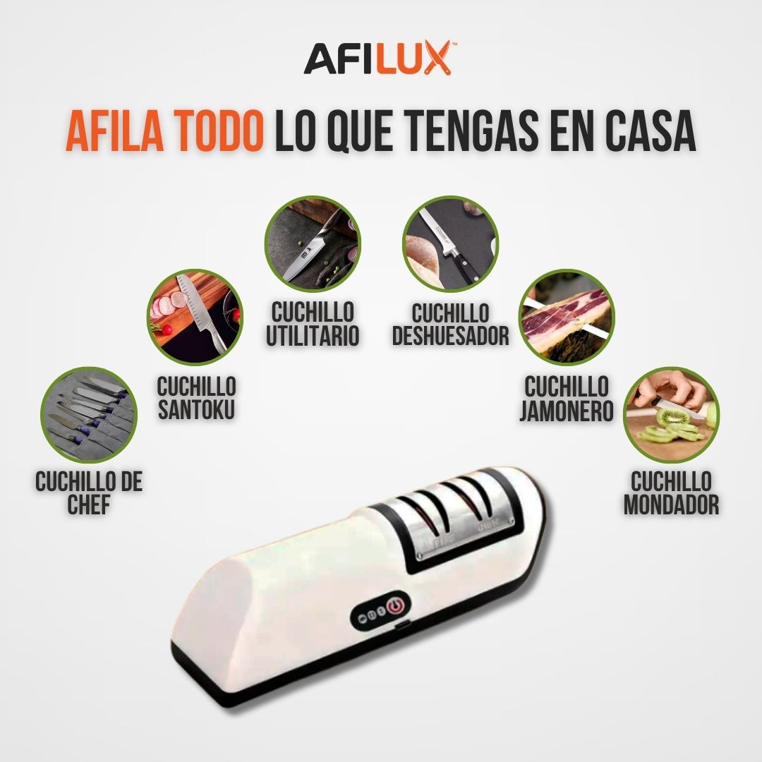 AFILADOR DE CUCHILLOS ELÉCTRICO | AFILUX™