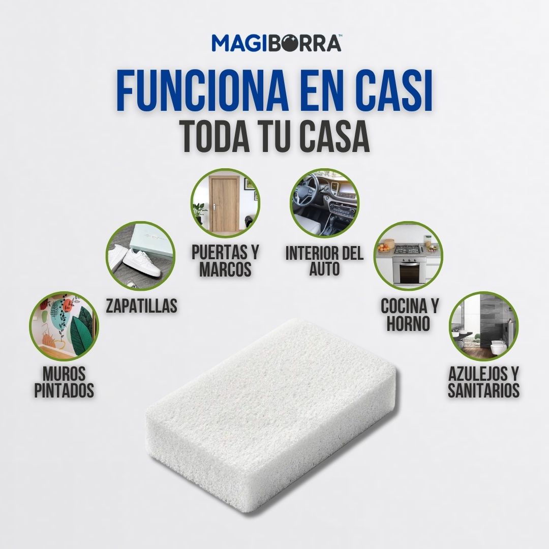ESPONJA MÁGICA BORRA MANCHAS (LLEVA 3 CAJAS, PAGA SOLO 1) | MAGIBORRA™