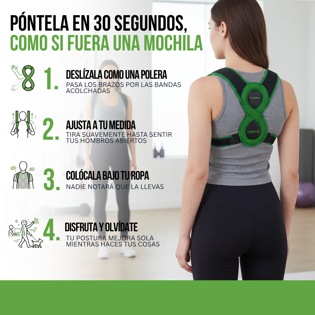 CORRECTOR DE POSTURA QUE ALIVIA (LLEVA 2, PAGA1) | CALMA™