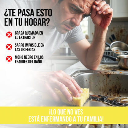 LIMPIADOR A VAPOR EFECTO RÁPIDO Y POTENTE CLEVOX™