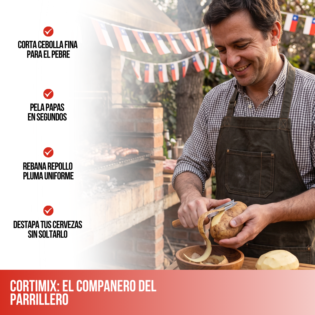 2x1 CUCHILLO MULTIFUNCIONAL CORTIMIX™