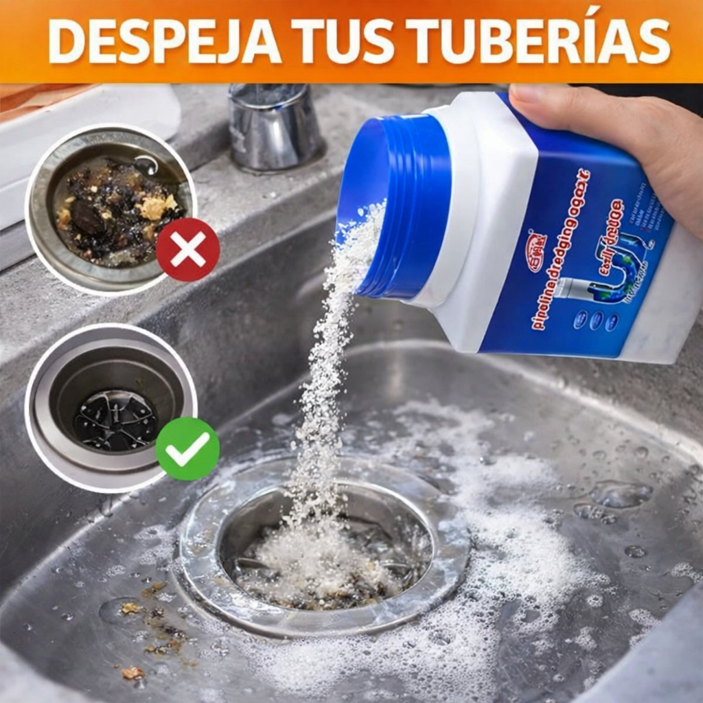 POLVO DESTAPA TUBERIAS | DRENOMAX™