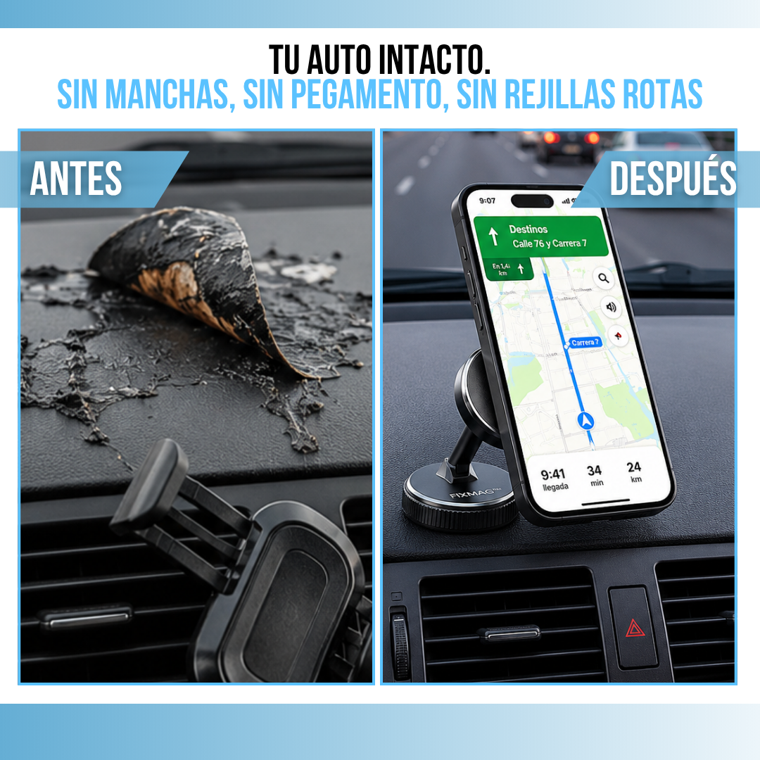 2x1 SOPORTE MAGNÉTICO PARA CELULAR | FIXMAG ™