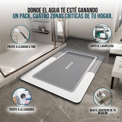 2X1 ALFOMBRAS ABSORBENTES PARA BAÑO DRYVA™