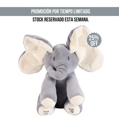 HERMOSO ELEFANTE DE PELUCHE MUSICAL | FANTIA™